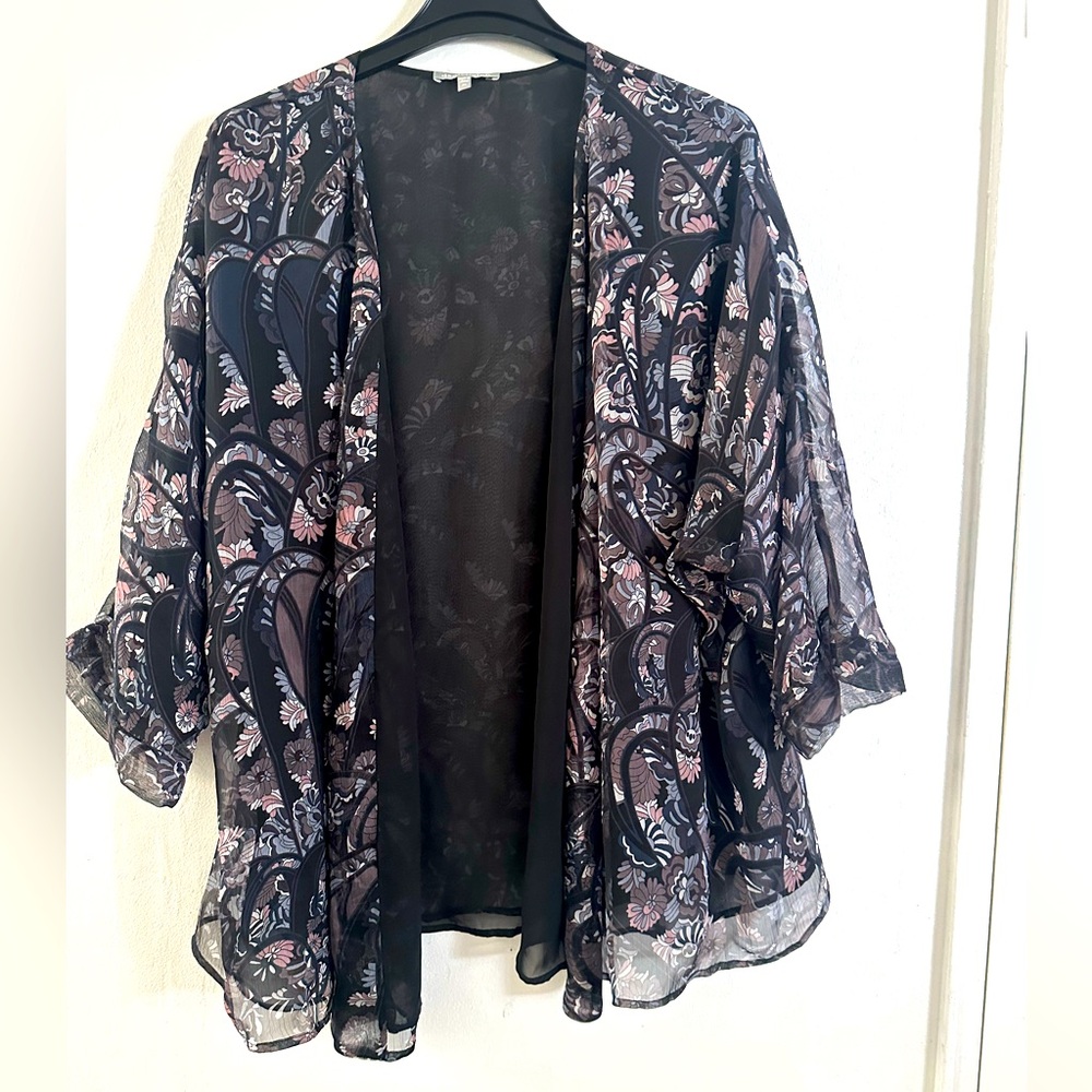 Daniel Rainn Duster Kimono 2X Bloomcore Boho Gypsy Festival Cottagecore Fairy